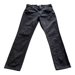 Black Slim Straight Jeans with Classic Fit